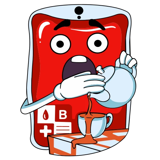 😳 Стикер «Я донор» для Telegram