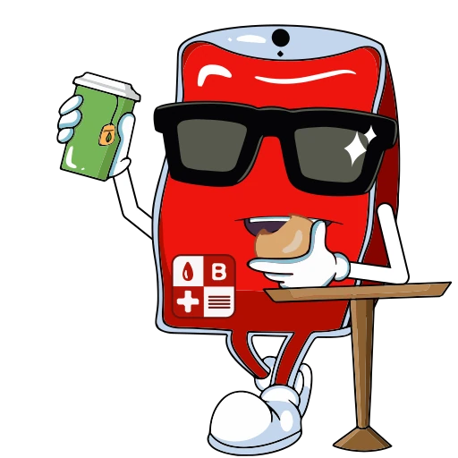 😎 Стикер «Я донор» для Telegram
