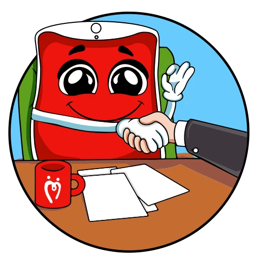 👌 Стикер «Я донор» для Telegram