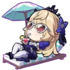 ⚡ Эмодзи «yae miko emoji» для Telegram