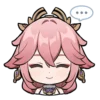 🦊 Эмодзи «yae miko emoji» для Telegram