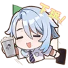 🧋 Эмодзи «yae miko emoji» для Telegram