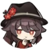 👻 Эмодзи «yae miko emoji» для Telegram