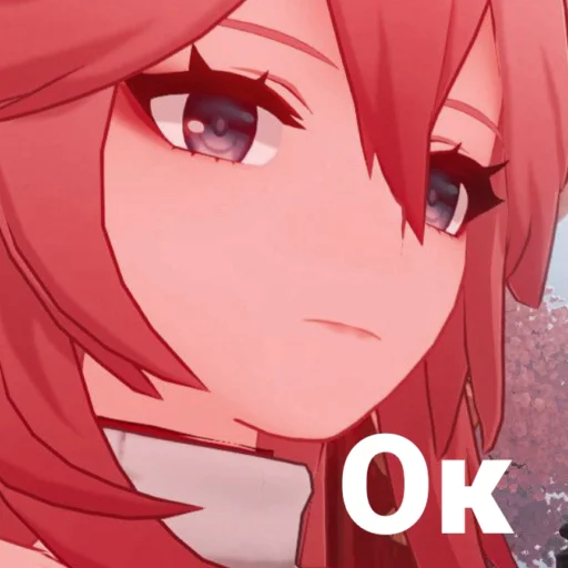 🌸 Стикер «Yae Miko» для Telegram