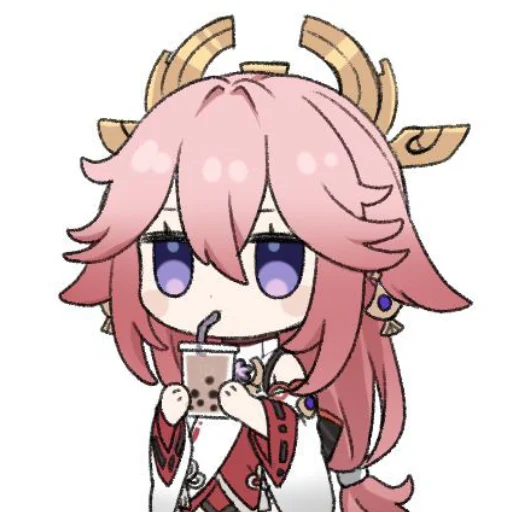 🌸 Стикер «Yae Miko» для Telegram
