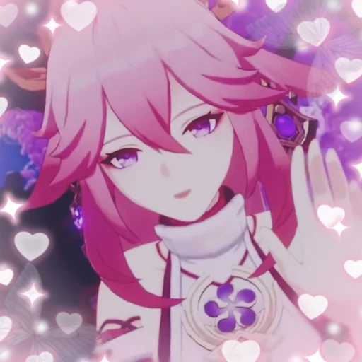 🌸 Стикер «Yae Miko» для Telegram