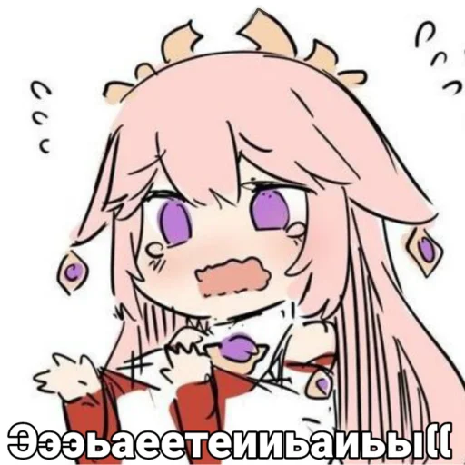 🌸 Стикер «Yae Miko» для Telegram