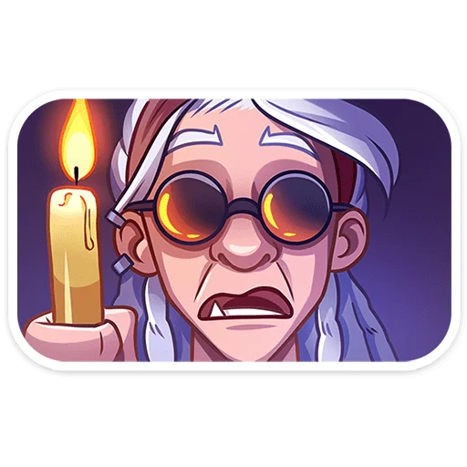 ⭐ Стикер «Яга Константиновна» для Telegram