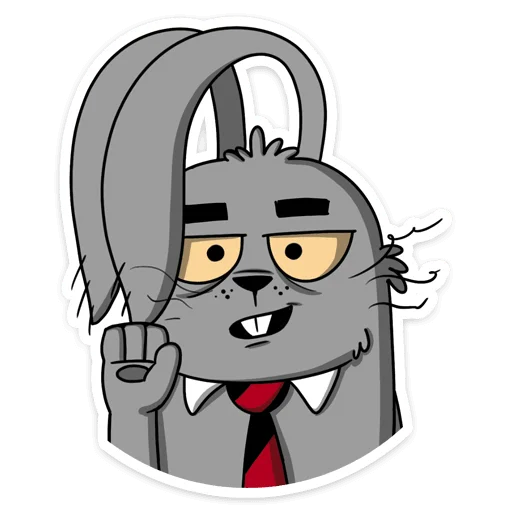 Стикерпак Заяц Яков для Telegram
