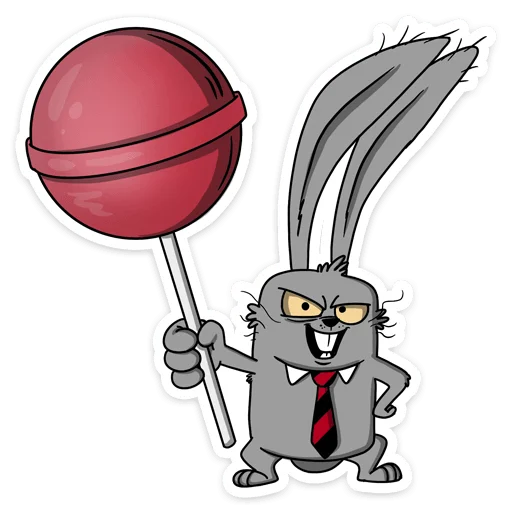 🍭 Стикер «Заяц Яков» для Telegram