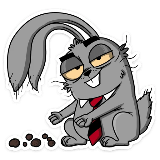 😅 Стикер «Заяц Яков» для Telegram