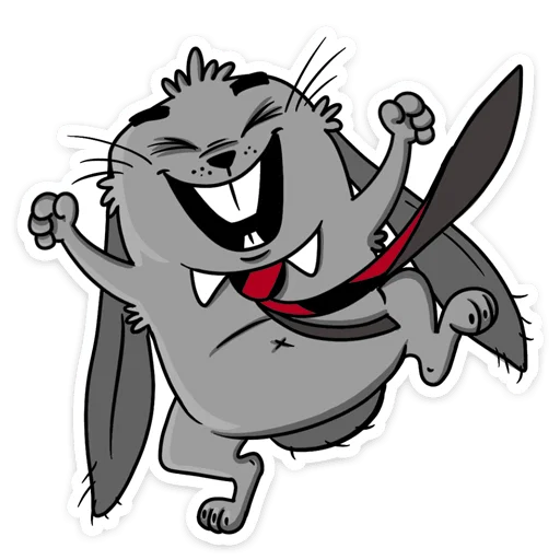 🥳 Стикер «Заяц Яков» для Telegram
