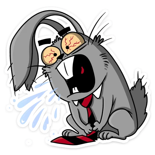 😠 Стикер «Заяц Яков» для Telegram