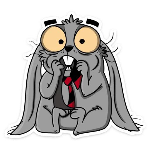 😨 Стикер «Заяц Яков» для Telegram