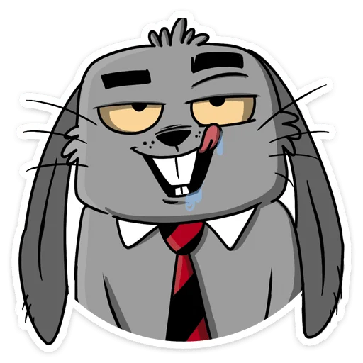 😏 Стикер «Заяц Яков» для Telegram