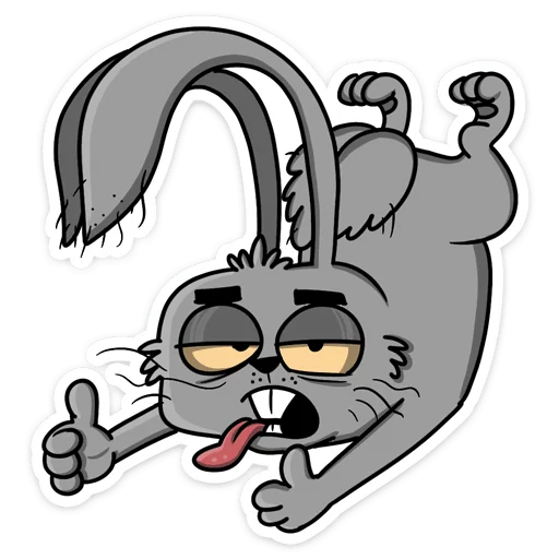 👍 Стикер «Заяц Яков» для Telegram