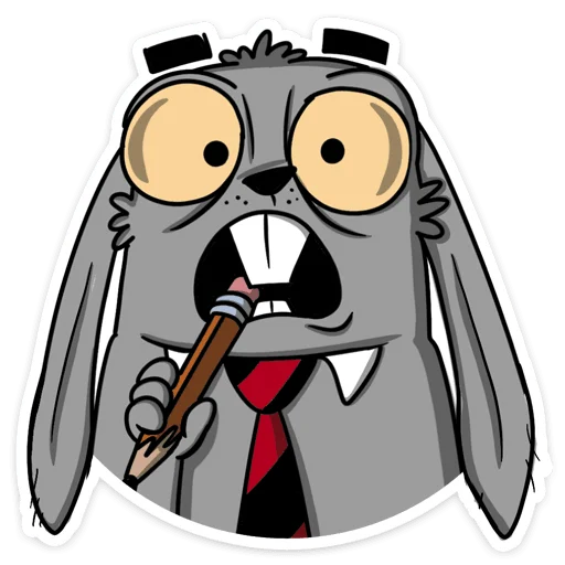 😨 Стикер «Заяц Яков» для Telegram