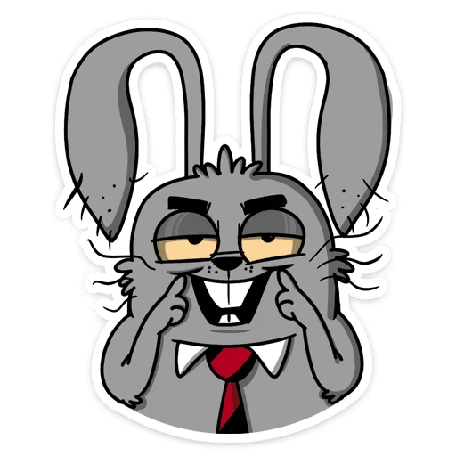😃 Стикер «Заяц Яков» для Telegram