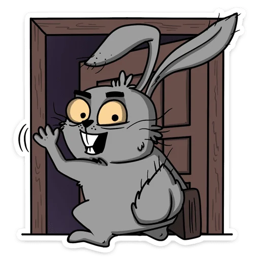 🤚 Стикер «Заяц Яков» для Telegram