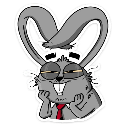 😀 Стикер «Заяц Яков» для Telegram