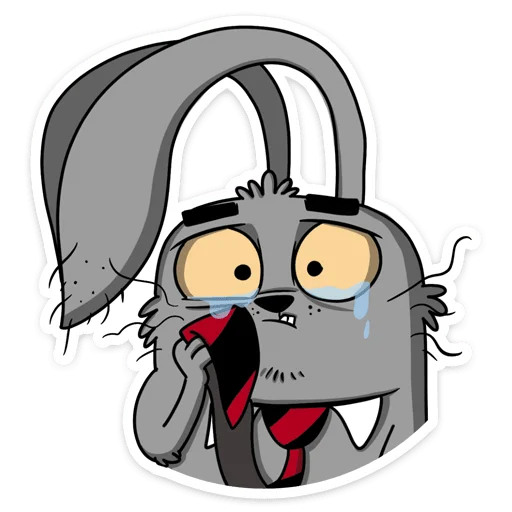 😢 Стикер «Заяц Яков» для Telegram