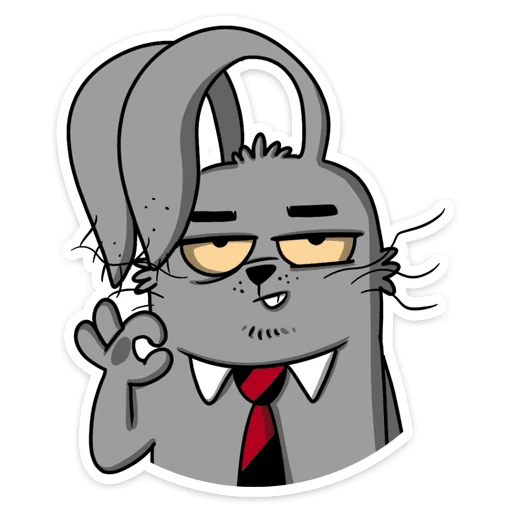 👌 Стикер «Заяц Яков» для Telegram