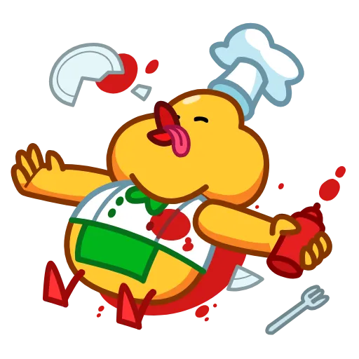 😵 Стикер «Cocky Cook» для Telegram