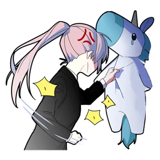 😈 Стикер «yamy_tyan» для Telegram