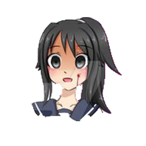 Стикерпак Yandere-chan для Telegram