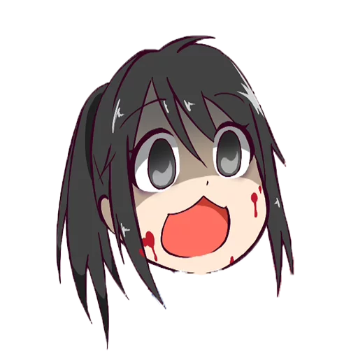 🔪 Стикер «Yandere-chan» для Telegram