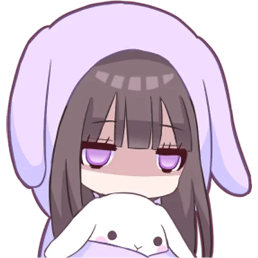 😔 Стикер «Яндере-тян Yandere-chan» для Telegram