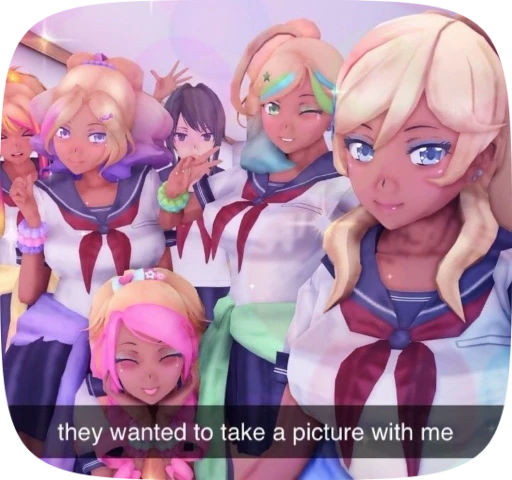 🌟 Стикер «Yandere» для Telegram