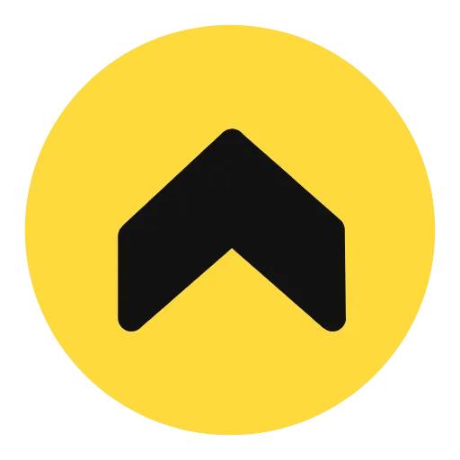 👆 Эмодзи «Yandex shots - буквы в стиле яндекс маркета на жёлтом фоне» для Telegram