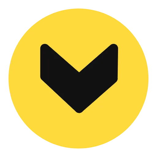 👇 Эмодзи «Yandex shots - буквы в стиле яндекс маркета на жёлтом фоне» для Telegram