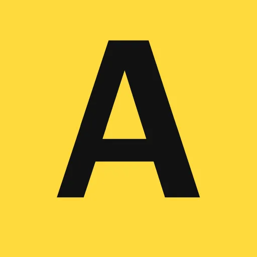 🔤 Эмодзи «Yandex shots - буквы в стиле яндекс маркета на жёлтом фоне» для Telegram