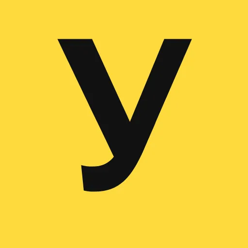 🔤 Эмодзи «Yandex shots - буквы в стиле яндекс маркета на жёлтом фоне» для Telegram