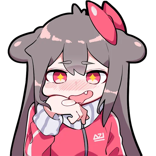 🎀 Стикер «Yangazi Streamer» для Telegram