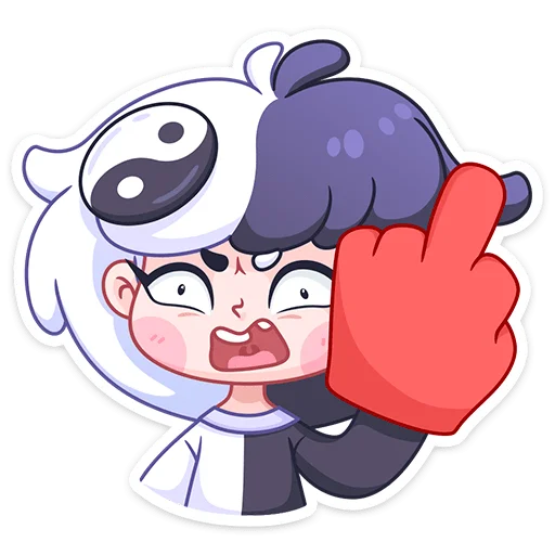 🖕 Стикер «Янина» для Telegram