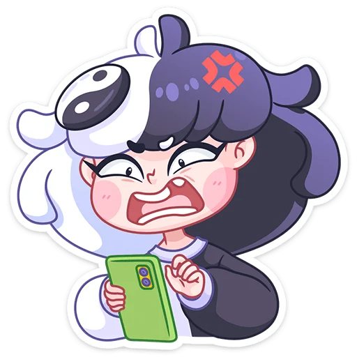 😠 Стикер «Янина» для Telegram