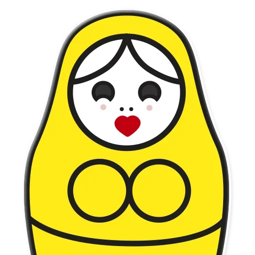 😘 Стикер «Я не такая / Матрешка» для Telegram