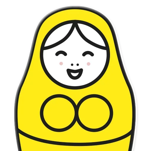 ☺️ Стикер «Я не такая / Матрешка» для Telegram