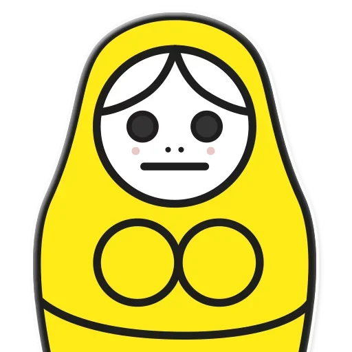 😐 Стикер «Я не такая / Матрешка» для Telegram