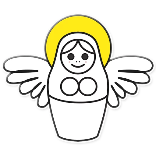 😇 Стикер «ЯНИТАКАЯ!» для Telegram