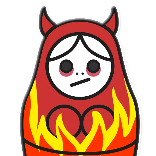 👿 Стикер «ЯНИТАКАЯ!» для Telegram
