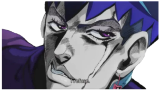 😾 Стикер «Яре Яре Дазе Yare Yare Daze» для Telegram