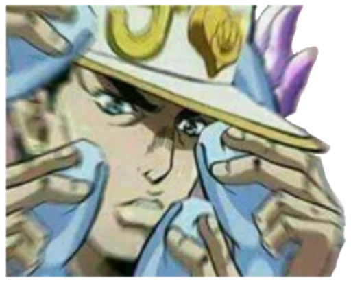 😰 Стикер «Яре Яре Дазе Yare Yare Daze» для Telegram