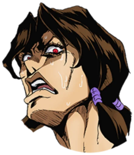 😰 Стикер «Яре Яре Дазе Yare Yare Daze» для Telegram
