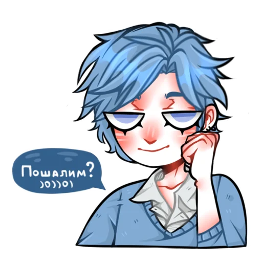 😏 Стикер «YarichinBitchClub RoritoZokaru» для Telegram
