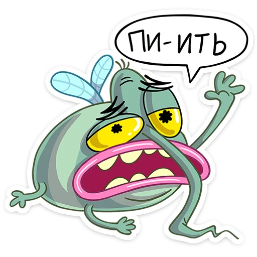 🦟 Стикер «Комарик Ярик» для Telegram