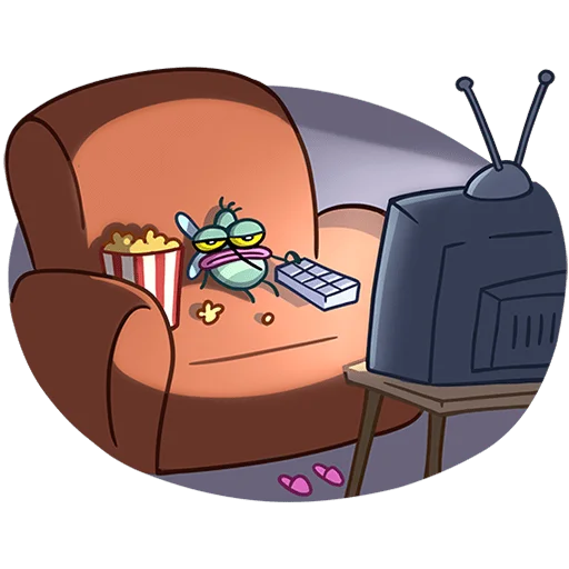 🍿 Стикер «Комарик Ярик Без Текста» для Telegram